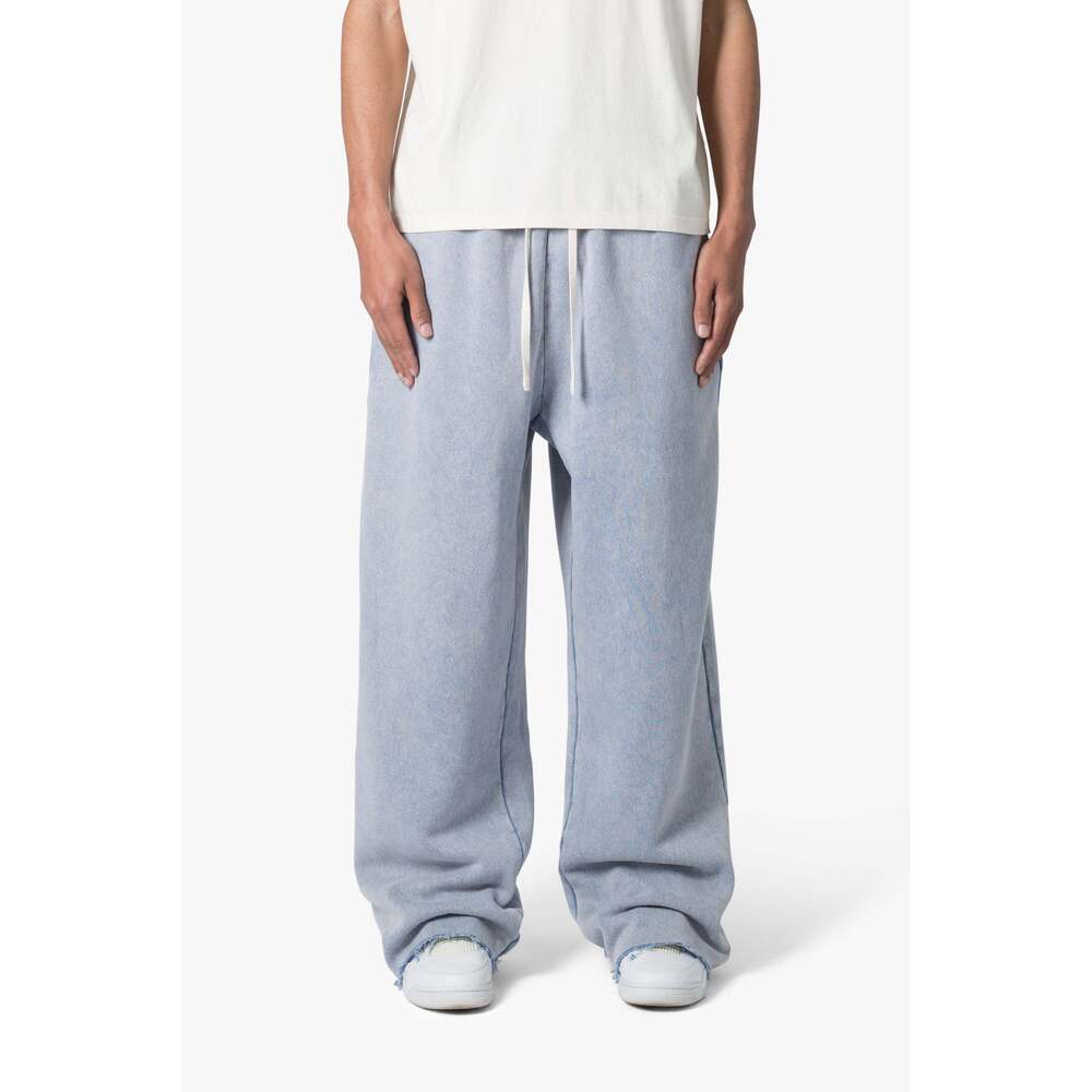 mnml Washed Ultra Baggy Sweatpants - Washed Light Blue Size SWashed Light Blue